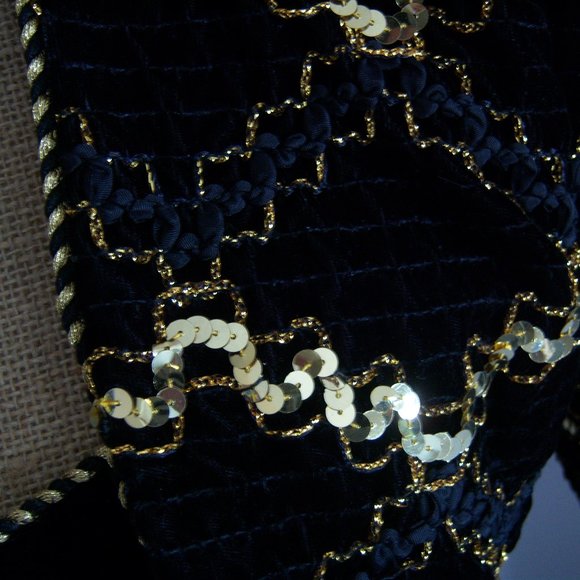 Vintage Velvet 3 pieces outfit from 1980. - Picture 9 of 12